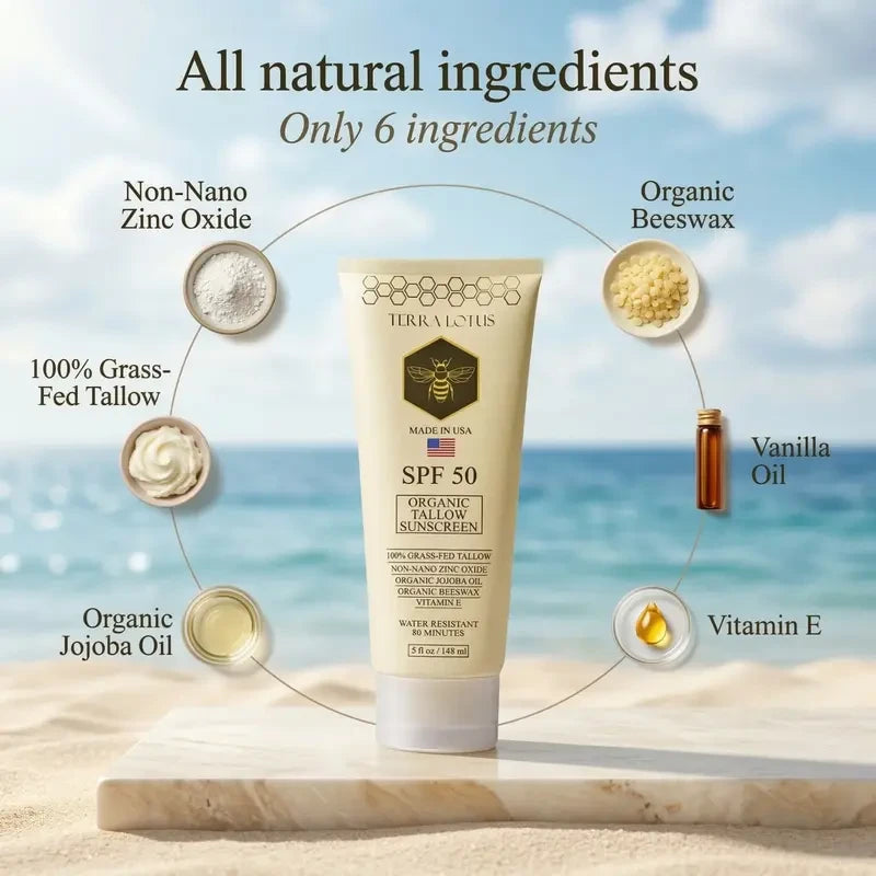 Organic Tallow Mineral Sunscreen